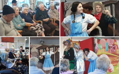 Tickled Pink Wizard of Oz pantomime at St Winifreds Care Home