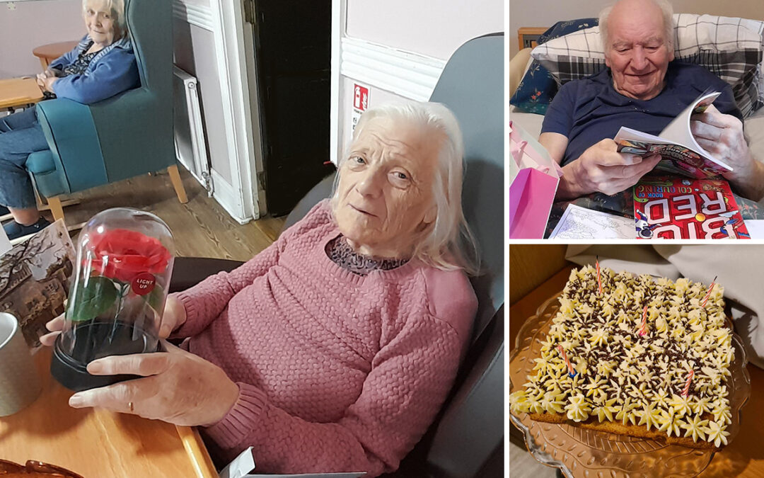 A trio of birthdays at St Winifreds Care Home