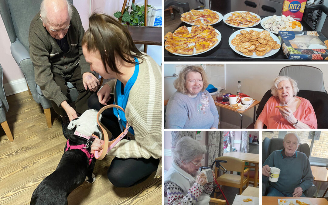 Puppy love and pizzas at St Winifreds Care Home