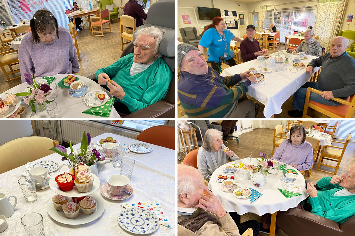 St Winifreds Care Home hosts Valentine's Day tea party