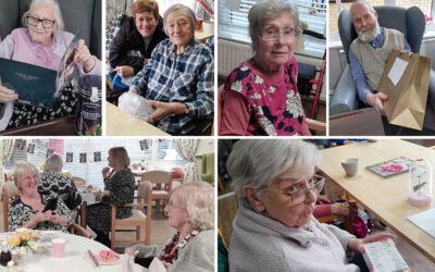Mothers Day and birthday celebrations at St Winifreds Care Home